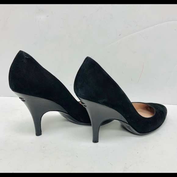 Chanel black suede pumps 2004 Karl Lagerfeld - Picture 14 of 14